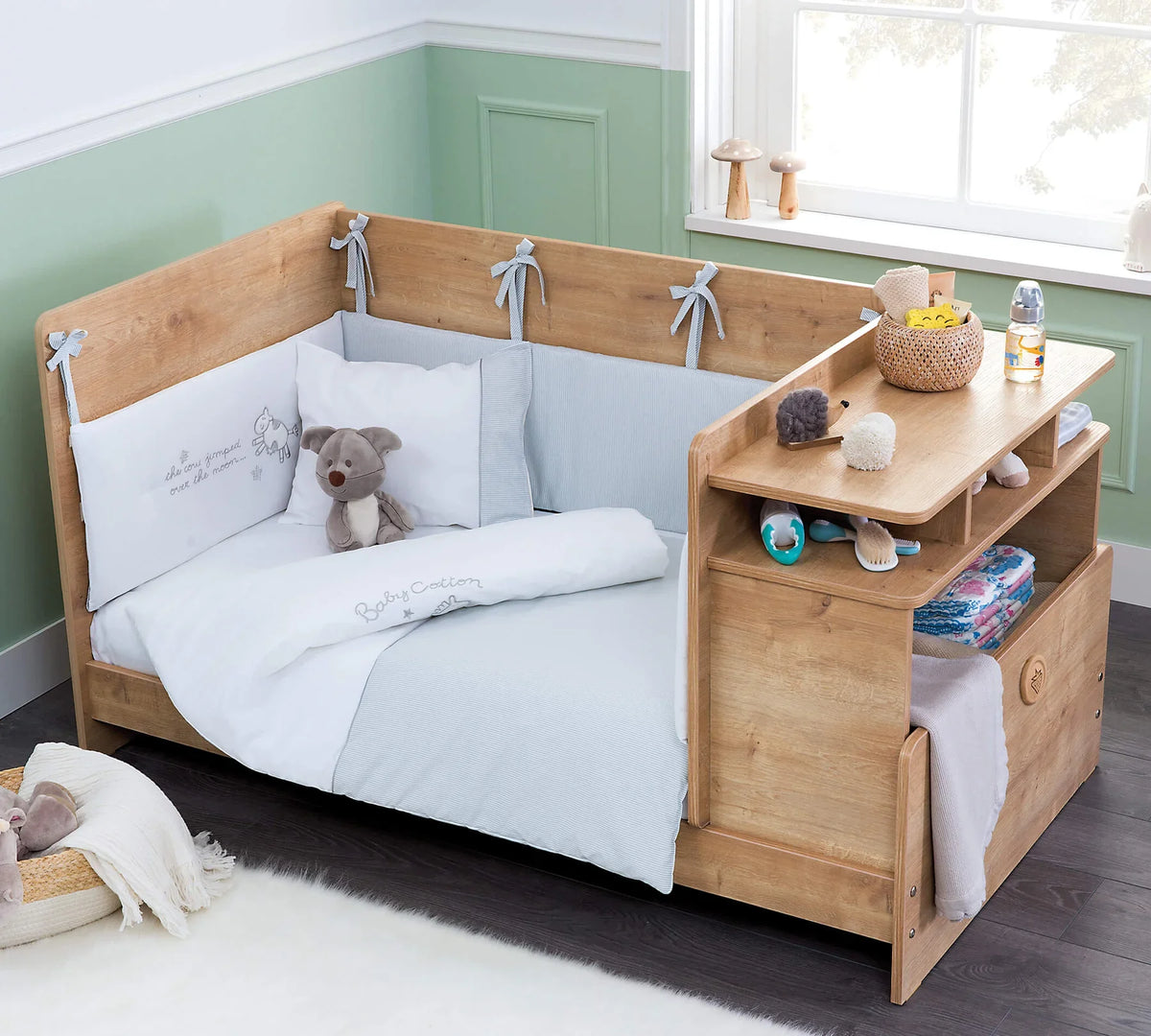 Бебешки спален комплект «Baby Cotton» с размер 80х130см