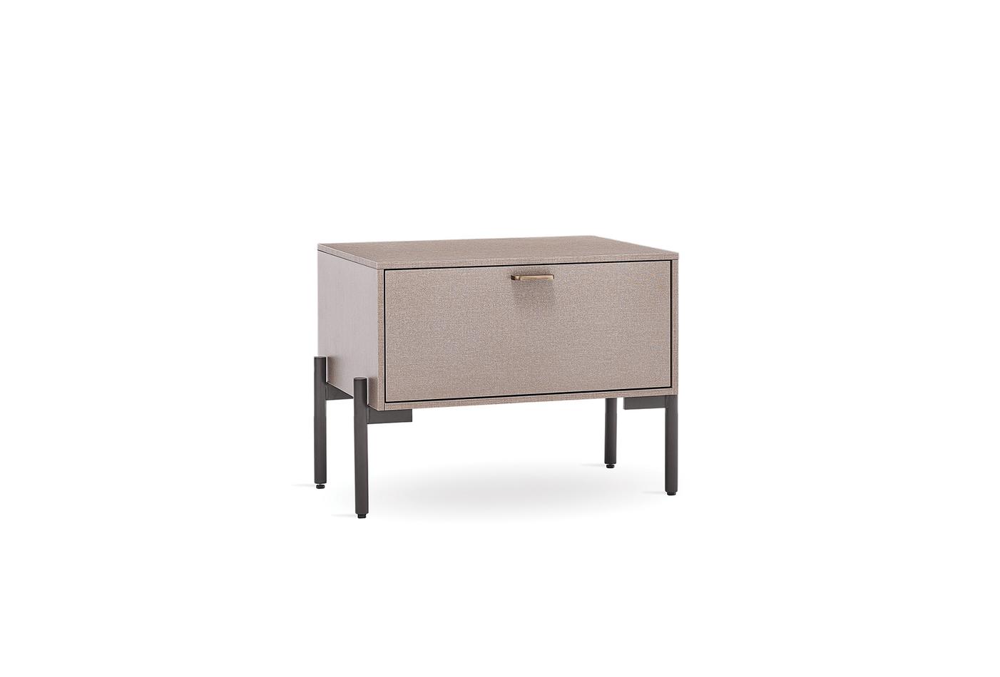 Нощно шкафче «Berta» + чекмедже, размер 59х48х46см
