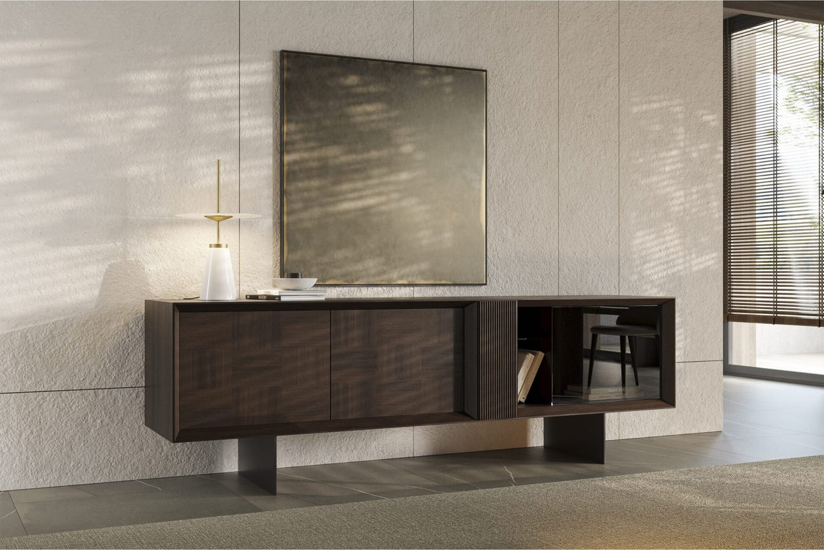 Огледало за бюфет «Heritage Smoke Oak» с размер 87х87х5см