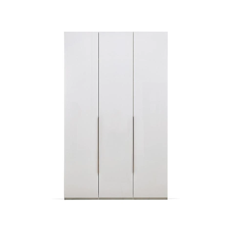 Трикрилен гардероб «Legato White» - ширина 136см