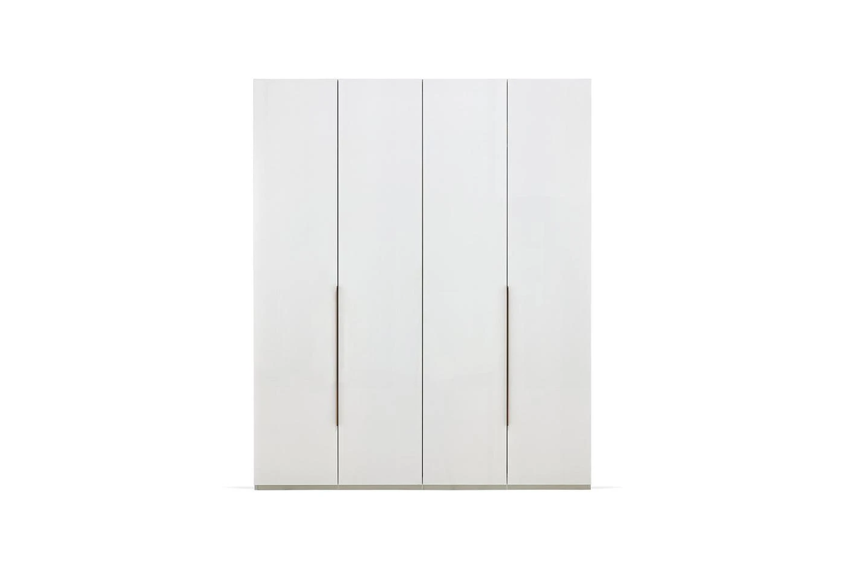 Четирикрилен гардероб «Legato White» - ширина 180см