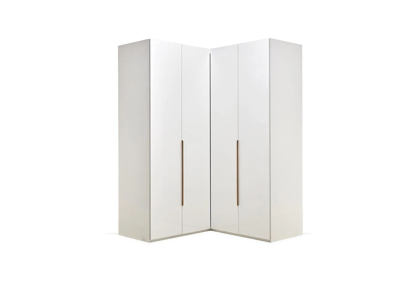 Ъглов гардероб «Legato White» - ширина 152см