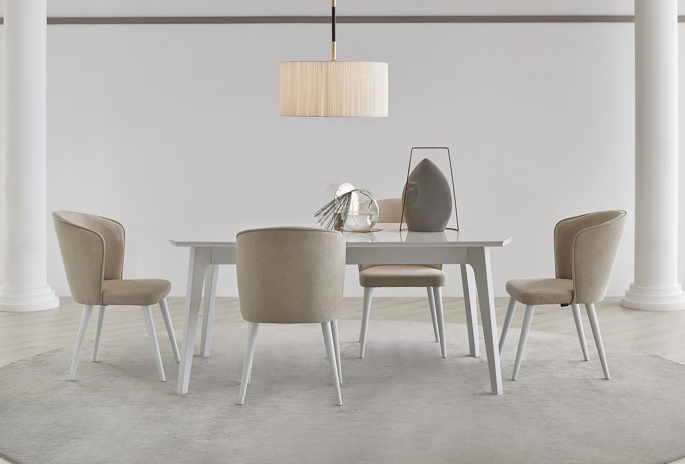 Трапезна маса «Legato White» с размер 180х76х100см