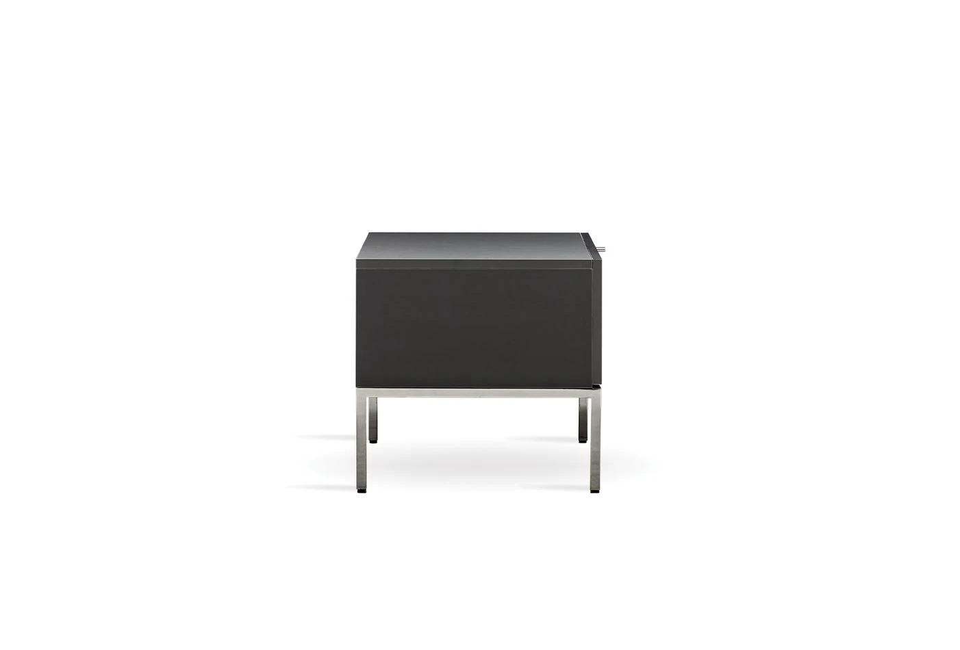 Нощно шкафче «Legato Black» + чекмедже, размер 65х46х48см