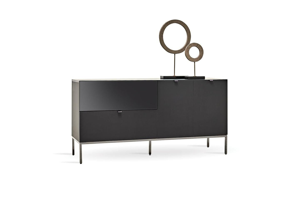 Бюфет «Legato Black» с чекмедже, размер 160х81х48см