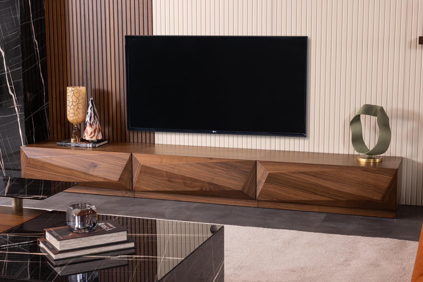 ТВ шкаф «Carisma Walnut» с размер 100х36х51см