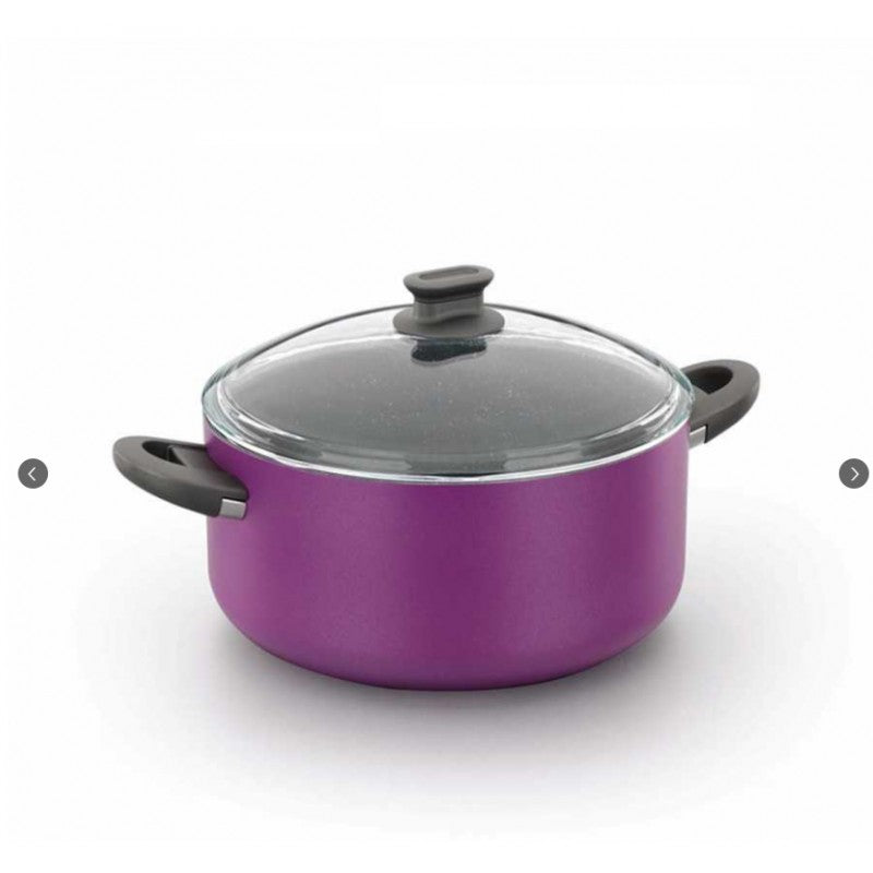 Тенджера с капак «Lina A1107» с гранитно покритие, размер 30x15см, 10л