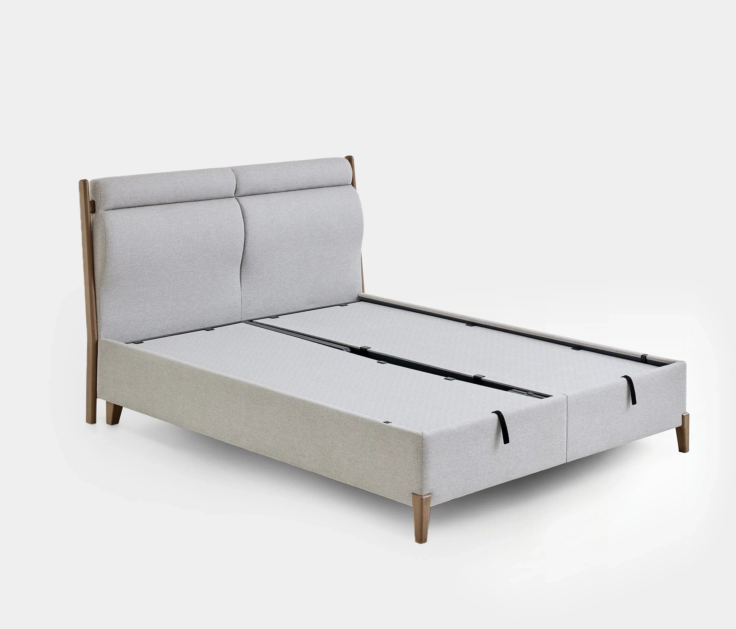 Тапицирано легло «Ergonomic Air» + табла - с място за съхранение, повдигащ механизъм, система за безшумно затваряне