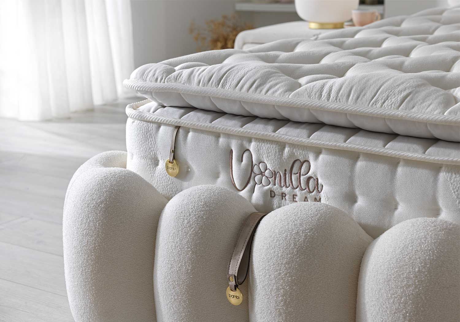 Матрак «Vanilla Dream» + естествен памук, с покет пружинна система, 34 см