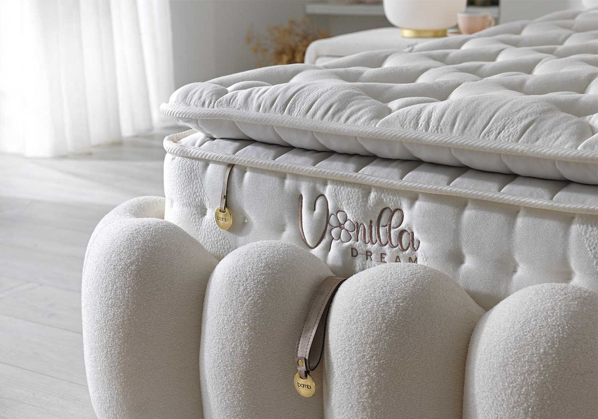 Матрак «Vanilla Dream» + естествен памук, с покет пружинна система, 34 см