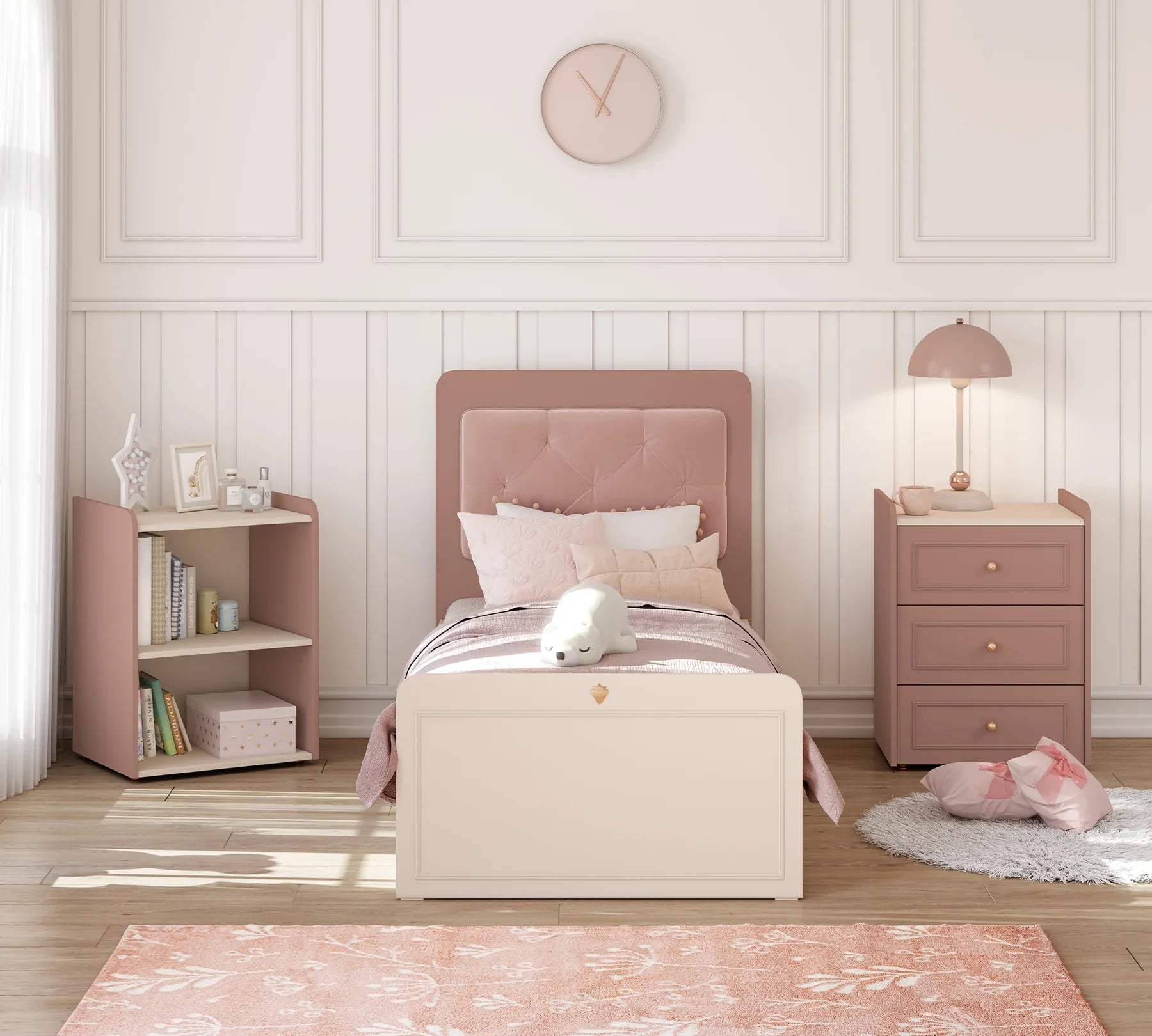 Трансформираща се бебешка кошара - легло «Elegance Baby» за матрак 80x180cm