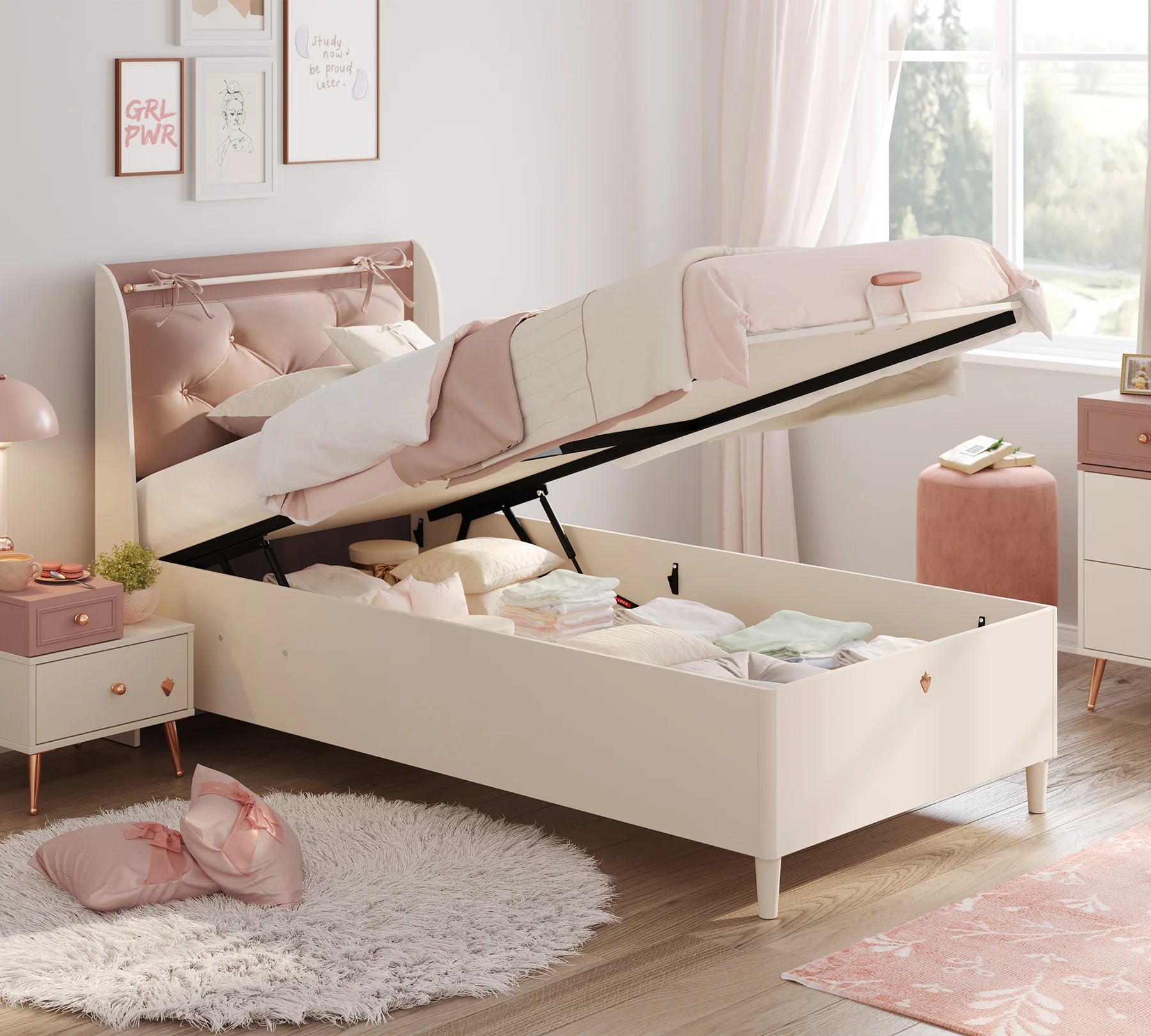 Стая «Elegance» легло, матрак, библиотека, бюро