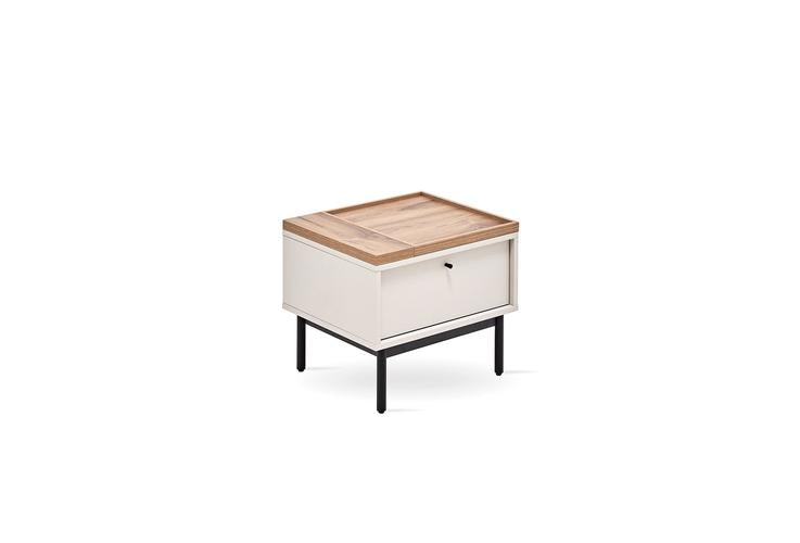 Нощно шкафче «Loreto» + чекмедже, размер 57х48х48см