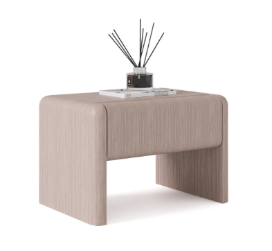 Нощно шкафче «Aqua» + чекмедже, естествен фурнир, размер 65х43х48см