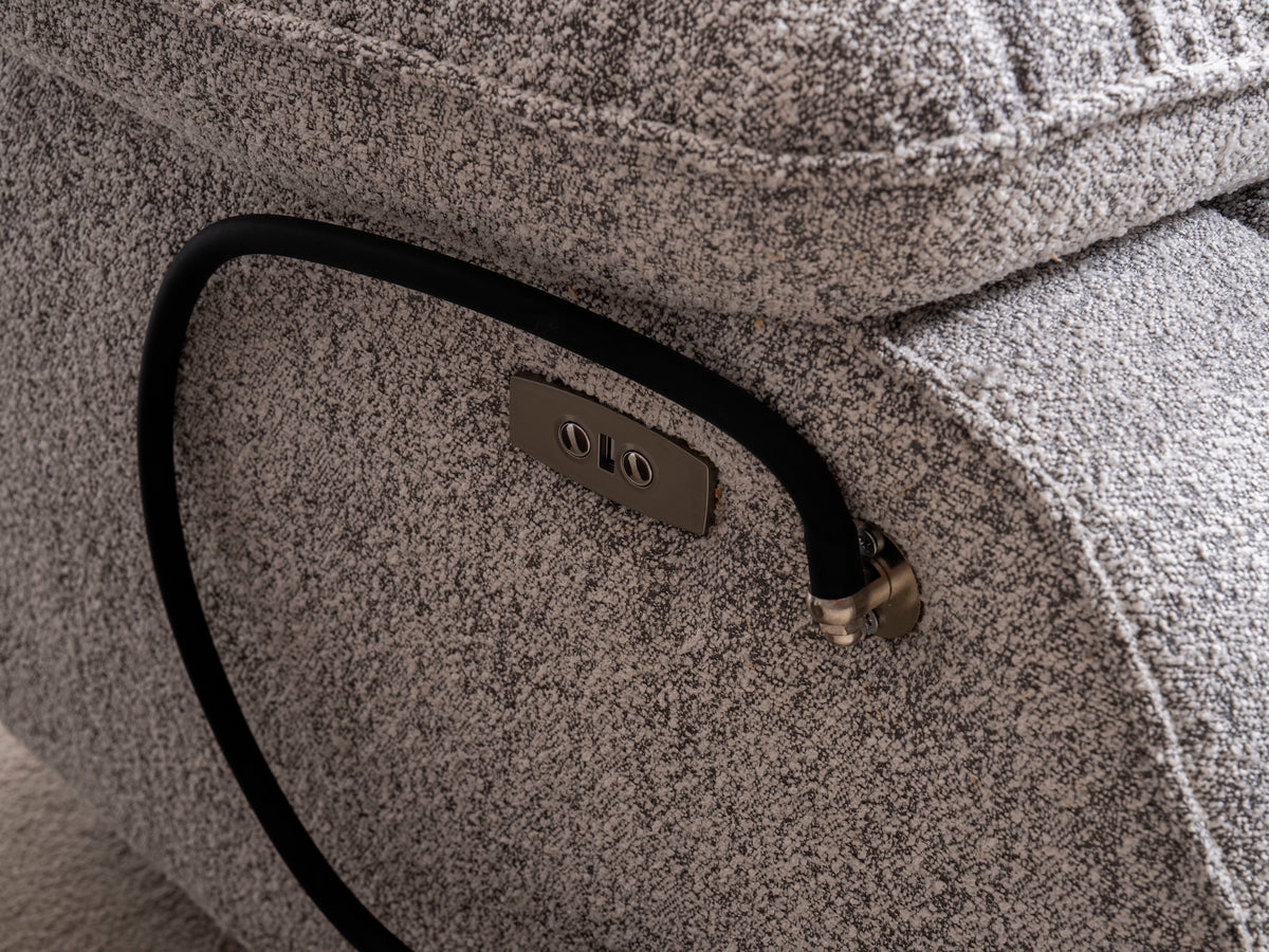 Кресло «Safran» с електрически релакс механизъм и USB зарядна станция