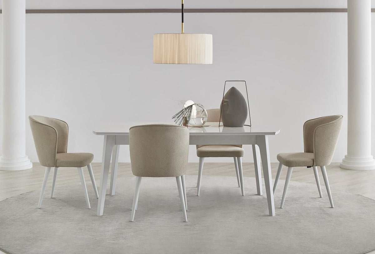 Трапезна маса «Legato White» с размер 180х76х100см