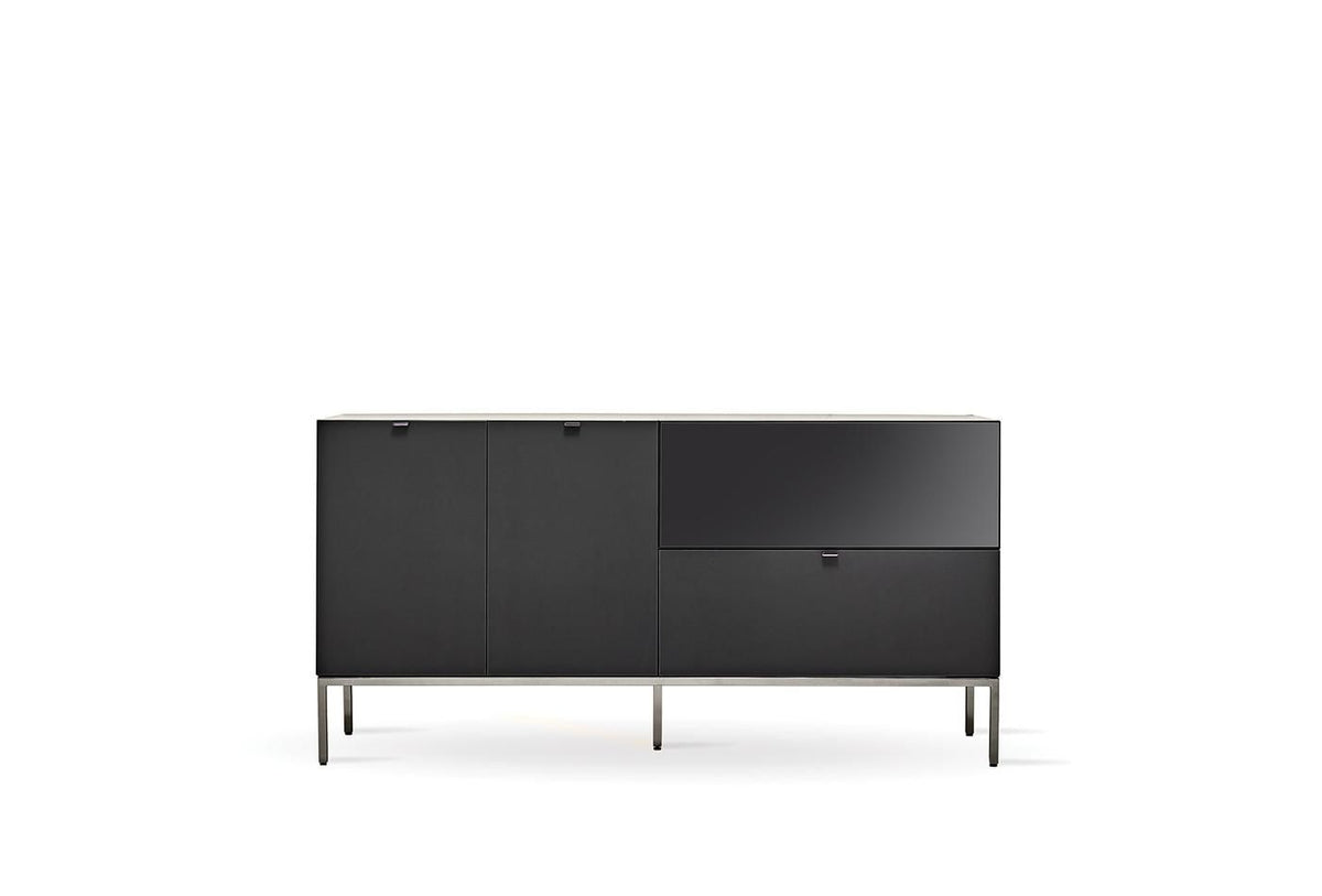 Бюфет «Legato Black» с чекмедже, размер 160х81х48см
