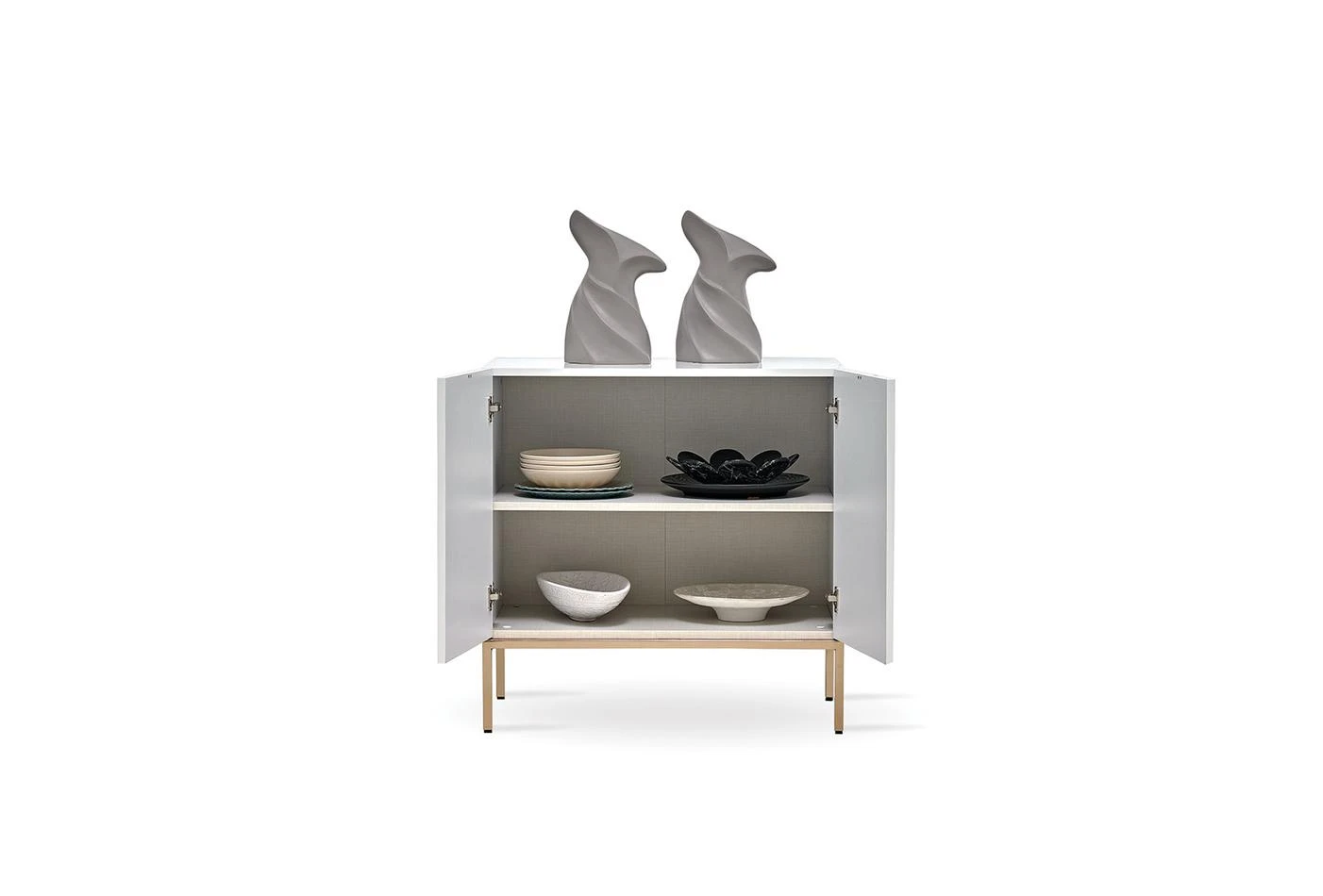 Шкаф «Legato White» с размер 80х81х48см