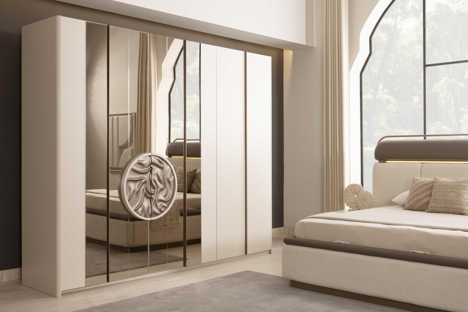 Шесткрилен гардероб «Loft» ширина 267см