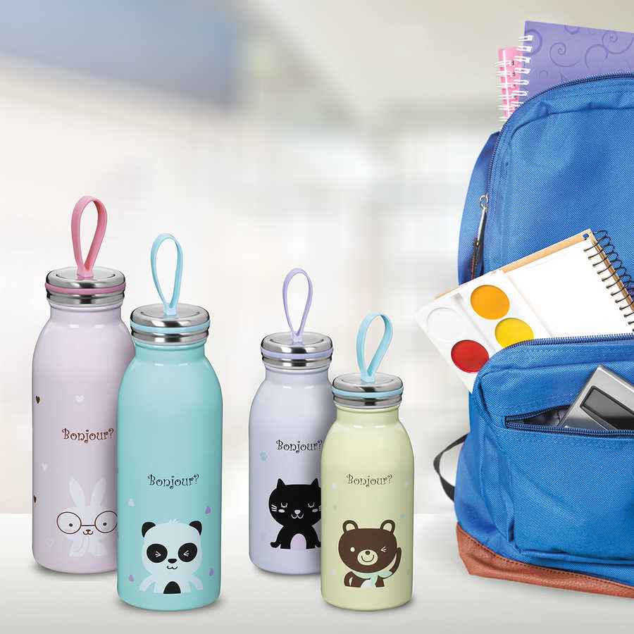 Метална бутилка Korkmaz A691-02 Bambino 350ml Синя (6718330175684)